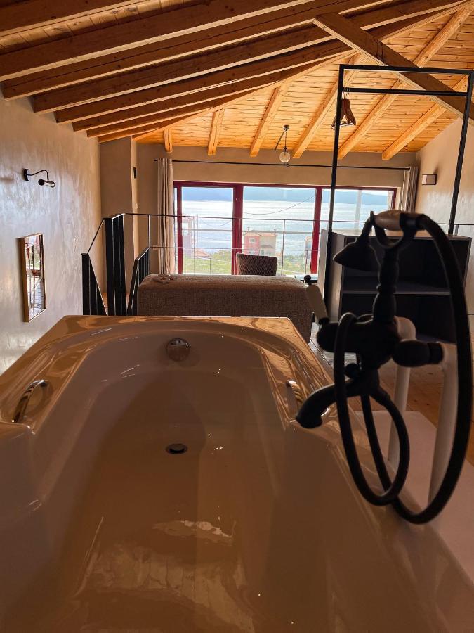 Modern Stone Villas With Swimming Pool Aliveri Esterno foto